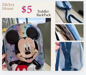 Disney Mickey Mouse Toddler Backpack – $5 🐭🎒