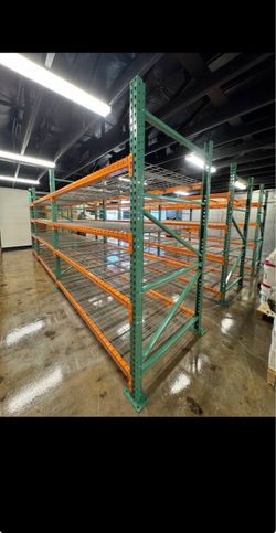 Heavy Duty Pallet Racking System with Wire Decks