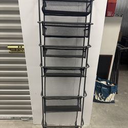 Over Door Storage Organizer Black