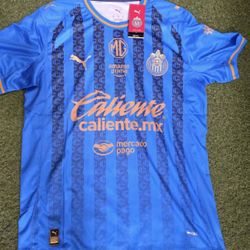 S,M,L,Xl,2XL,3XL,4XL slim fit available Soccer Chivas Guadalajara new jersey 3rd kid blue  2026 azul terser uniforme el rebaño sagrado  New Jersey  20