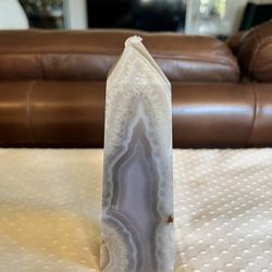 Blue Lace Agate Tower 6”