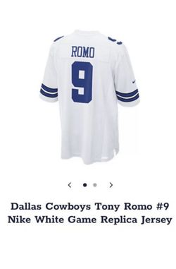 Nike Tony Romo Game Jersey White Large and XL