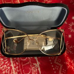 Gucci Womens Sunglasses (Gold)
