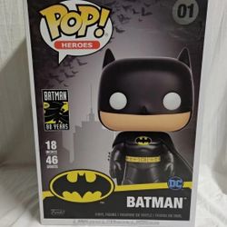 GIANT 18" TALL BATMAN FUNKO MEGA POP #01 Brand New 