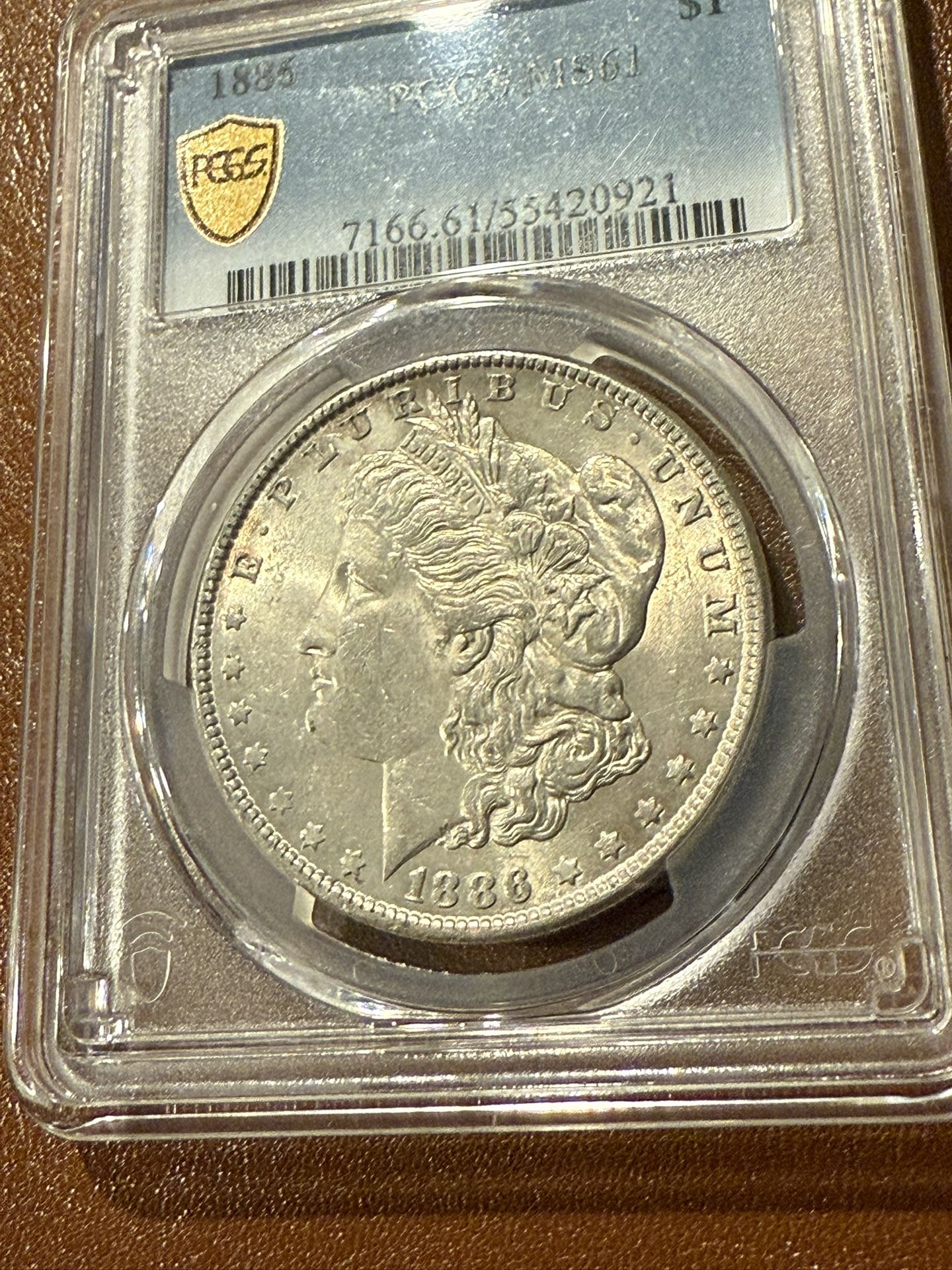 1886 Morgan Silver Dollar PCGS