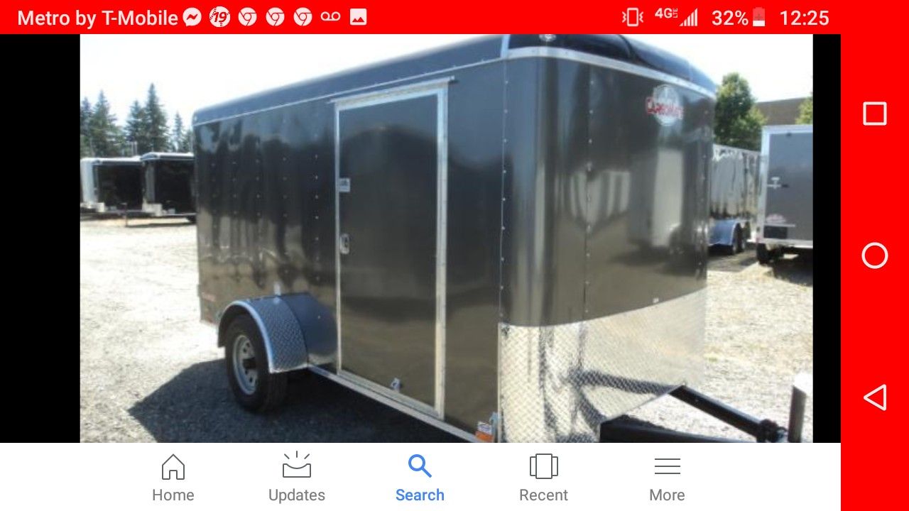 6x12 enclosed trailer 2018