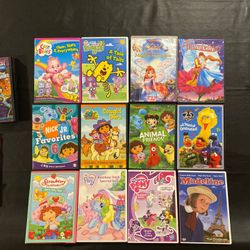 12 kids DVD’s