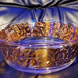 Vintage 24kt Gold Georges Briard Bowl Signed