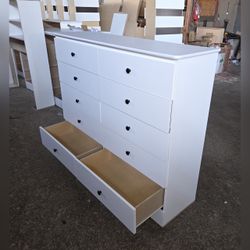 10 drawers dresser with rails / Ten drawers dresser with rails