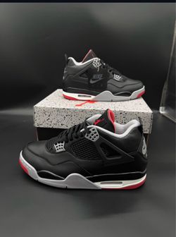 Breds 4’s size 6/7/8/9/10/11/12/13