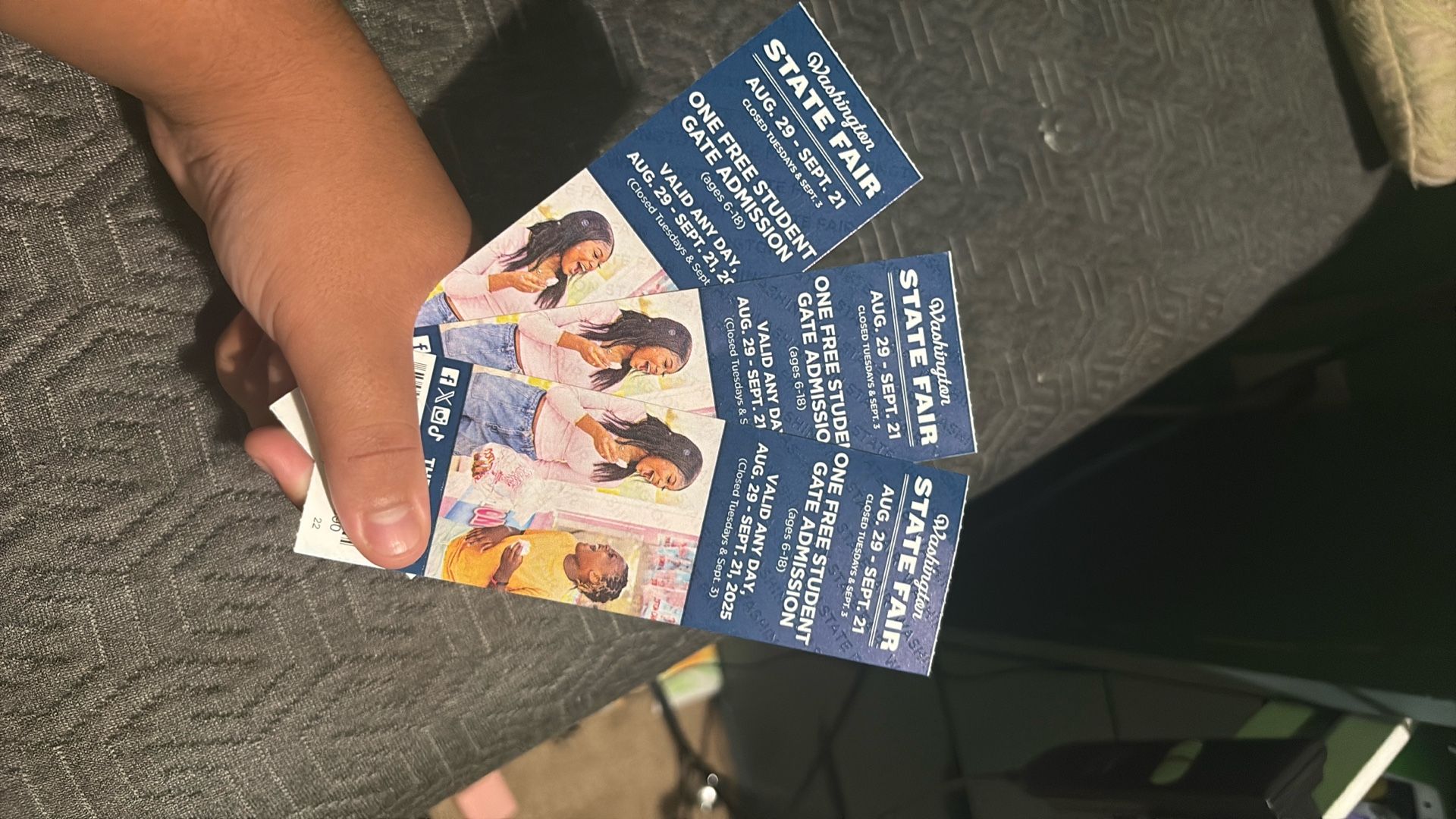 Washington State Fair Student Admission( Ages 6-18)