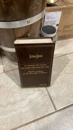 Neiman-Marcus a theology of the golf ball from original dating 1899 To 1984 replica, antiques Limited edition.