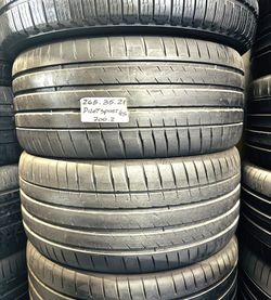 💰 Best deals are ca$h in person 2 USED TIRES 265/35ZR21 MICHELIN PILOT SPORT 4S 265 35 21
