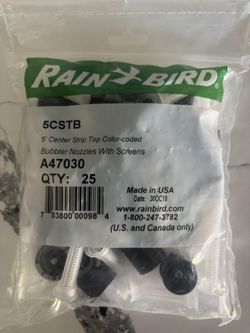 Rainbird Center Strip Bubbler 25 Pieces New 