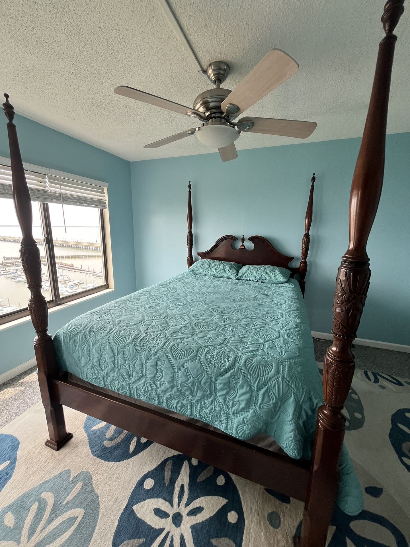 Four Posted Queen Bed