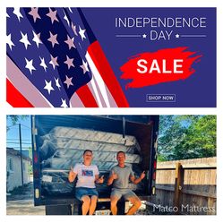 Mattress & Bed Frames Sale For Independence Day ***Financing & Delivery**