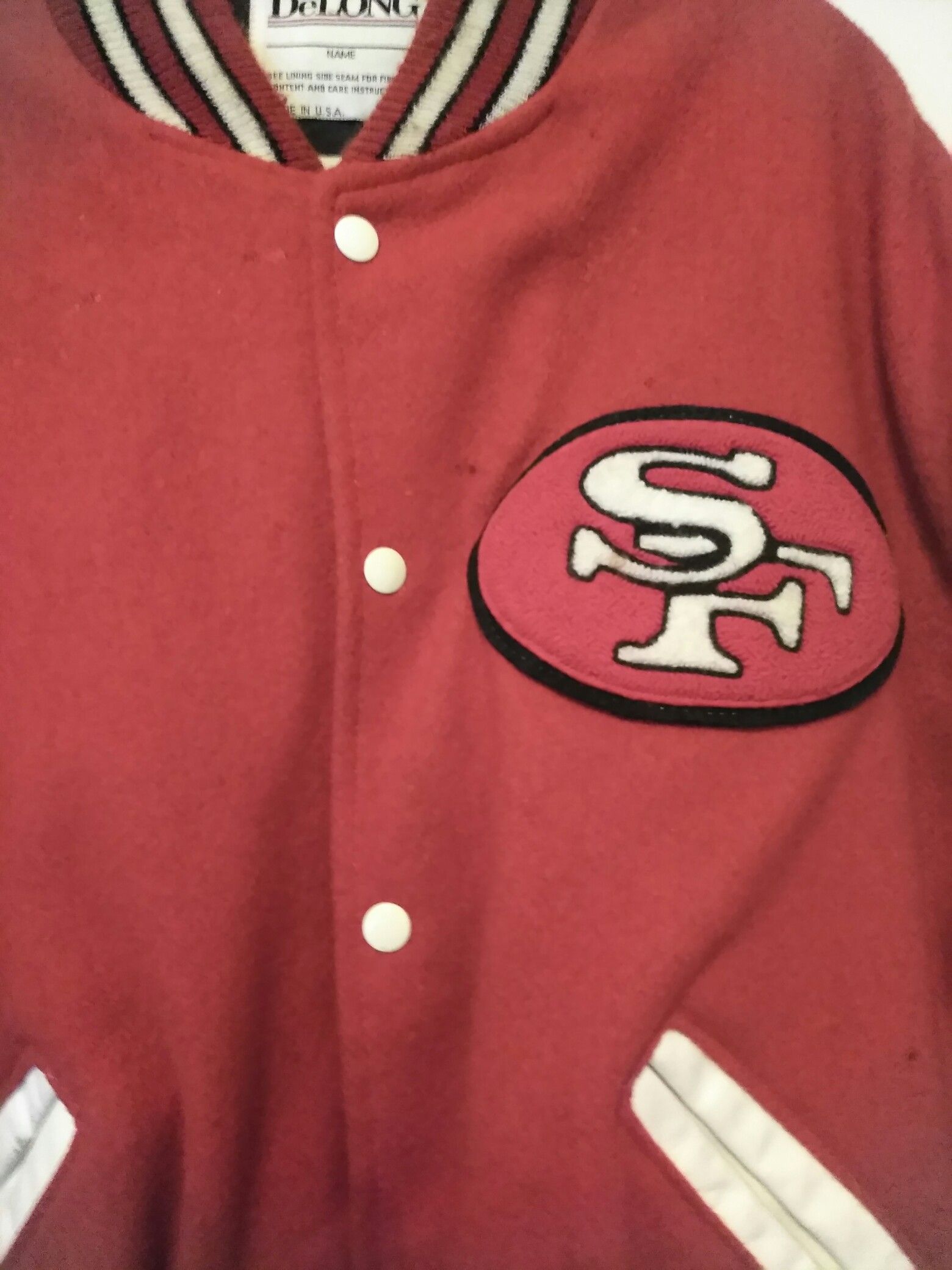 Vintage 49er DeLong Varsity Jacket for Sale in Antelope, CA - OfferUp