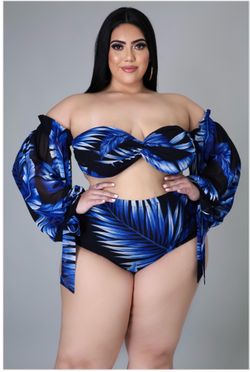 3-piece Plus-Size Swim/Beach wear