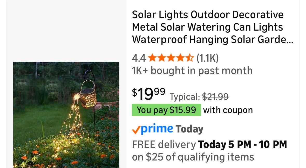 outdoor decor solar
