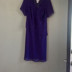 Purple Dress , Size  20W,  $20