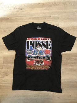 Three Six Mafia 3 6 Prophet Posse Body Parts Rap Hip-Hop T-Shirt Size Large