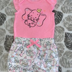 Disney 12 Months Baby Girl Outfit 