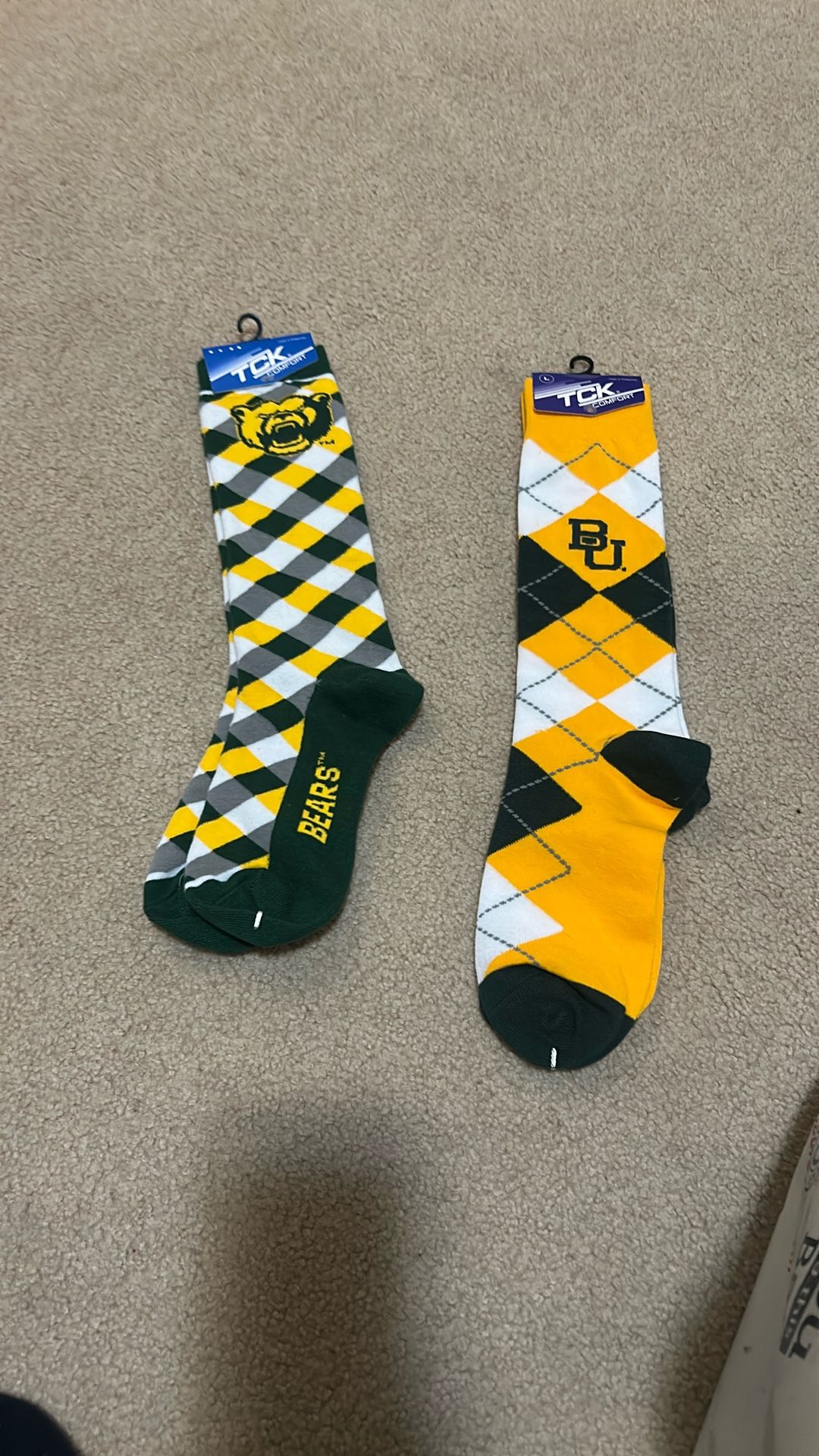 Baylor Bears socks