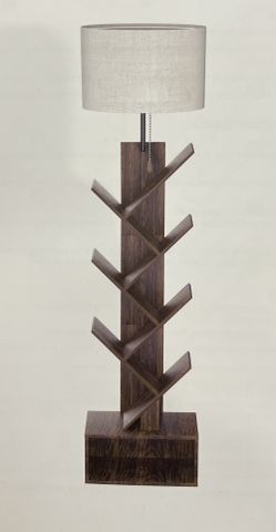 Tree Bookshelf With Light