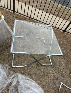 3 Piece Glass Table Living room set
