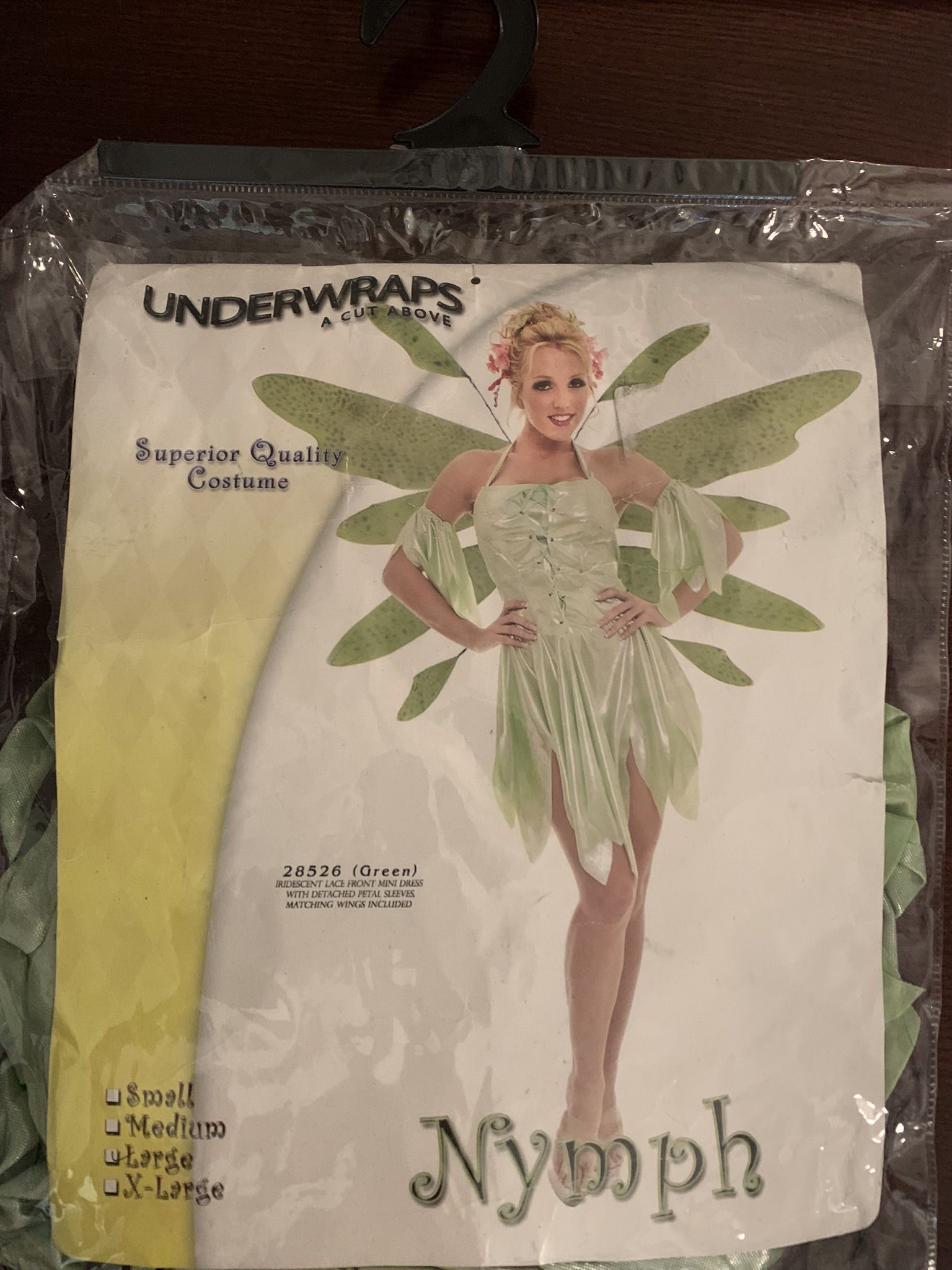 Nymph Costume Size Lg