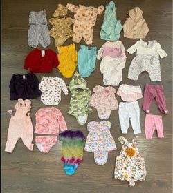 Baby Girl 0-3 Month Clothes