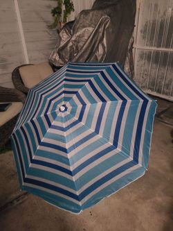 Beach umbrella.