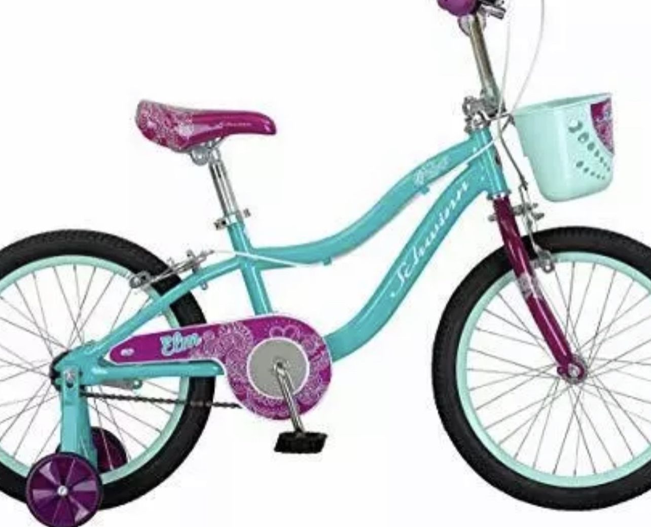 Schwinn Elm Girls Bike for Toddlers and Kids 18-Inch Wheels Teal