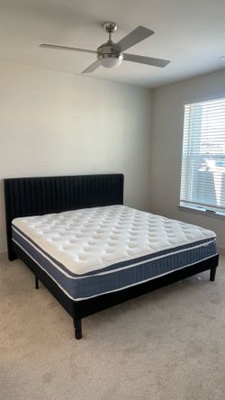 King Size Bedframe and Mattress