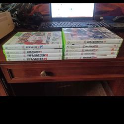 XBOX 360 FUTBOL-FOOTBALL GAMES BUNDLE $100 FINAL PRICE 