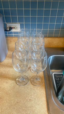 Stemmed glasses