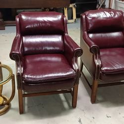 Leather Armchairs Tiki Side Tables Carved Armchairs Fabric Chair Various $