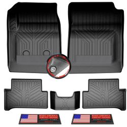 TYG 7pc All-Weather Floor Mats for 2015–2022 Chevy Colorado/GMC Canyon Extended Cab