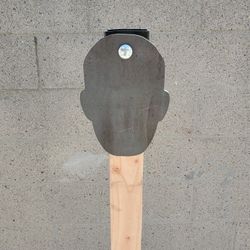 AR500 STEEL TARGETS 7X12X3/8 HEAD COMPLETE