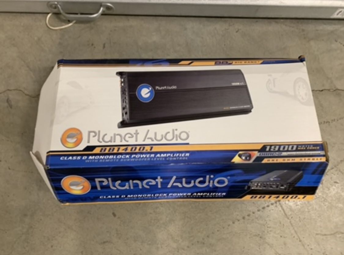 Planet Audio BB1400.1 Amplifier