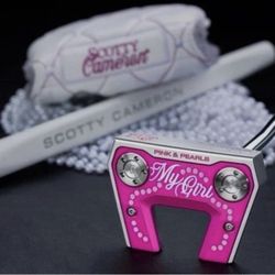 Scotty Cameron 2025 My Girl Pink & Pearls Phantom 5 Prototype Putter 34"