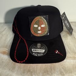 ELEGUA BLACK SNAPBACK SUADE BRIM 