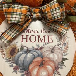 Wreath / Pumpkins /Harvest /Thanksgiving