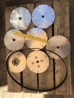 Aluminum pulleys