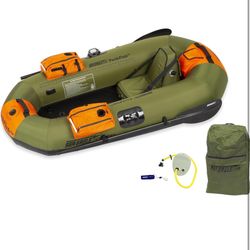 50% Off Sea Eagle PF7 PackFish7 Inflatable 7' Fishing Boat-Lightweight-Portable - Enclosed Hull-Durable-One Person Fishing Boat Float
