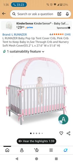 Runnzer Popup Crib Tent