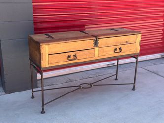 Wooden Console Table - Dovetailed solid wood