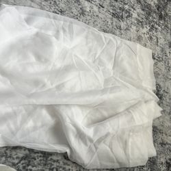 2 White Panels See Through 