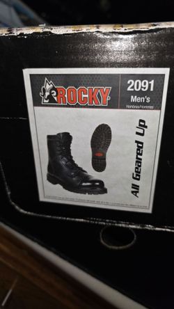 Rocky 2091 Men's Side Zip Boots - Size 13 Wide