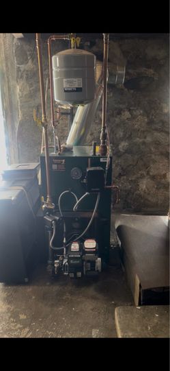 Oil fired boiler
